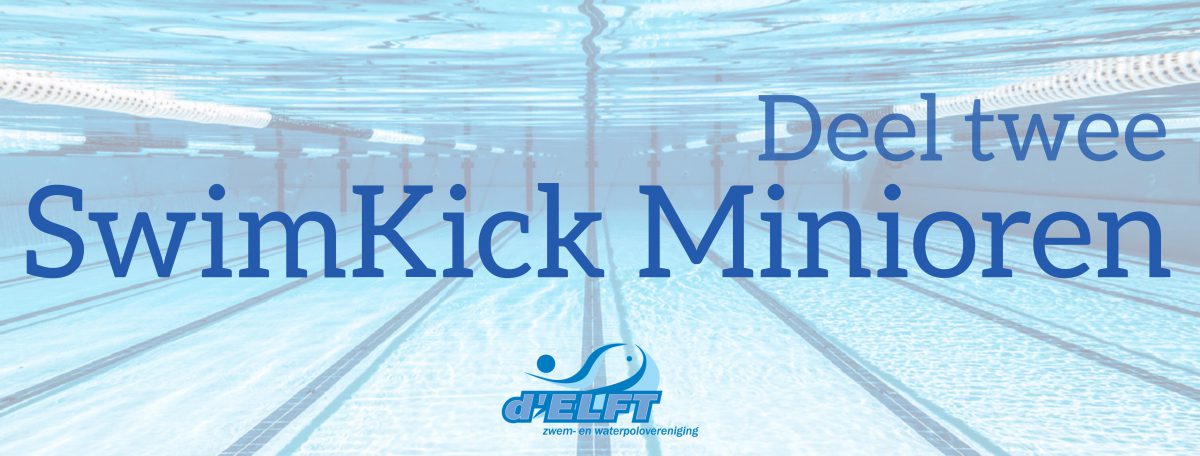 SwimKick Minioren (2): Clubrecord 50m. vrije slag aan flarden gezwommen
